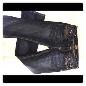 Express barely boot jeans